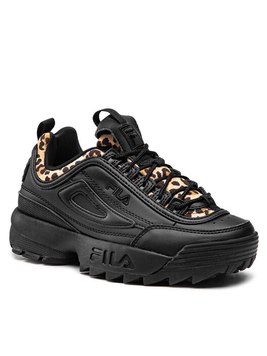 Fila scarpe nere opache on sale