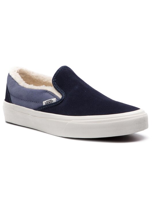 Vans classic slip on sherpa deals