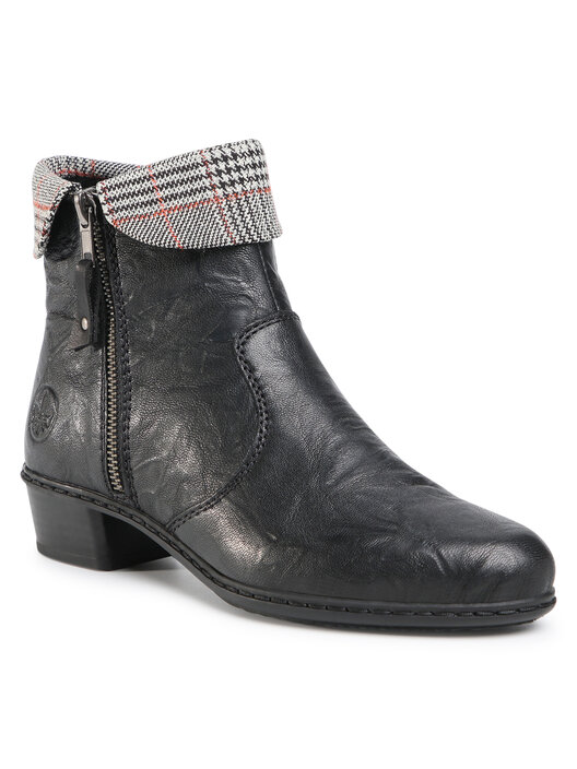 RIEKER Y07A8-01 Zipper Bootie - A Step Ahead Footwear