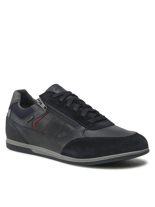 Geox U Renan B Sneakers voor heren, Donkerblauw, 42 EU
