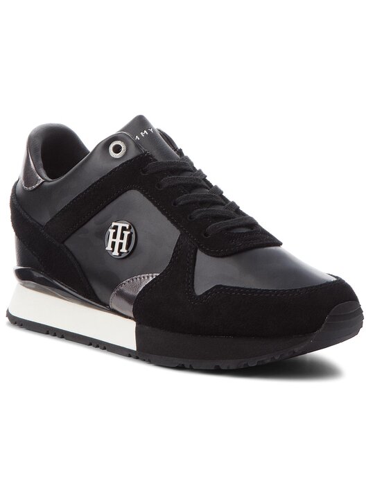 Tommy hilfiger camo metallic wedge sneaker best sale