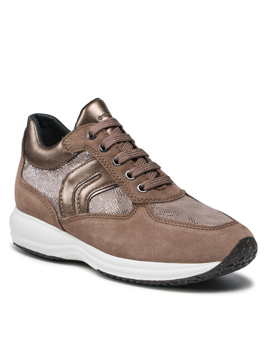 Sneakers Geox D Happy B D1662B 0PZ22 C5005 Marrone escarpe