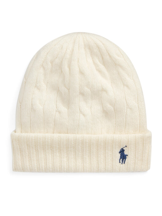 Шапка Polo Ralph Lauren 455956315002 Екрю | obuvki.bg