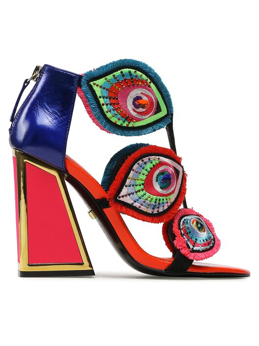 Sandales Kat Maconie Femme Pointure 40 - Cuir, Talon Bloc - Style Luxe Avec Brides