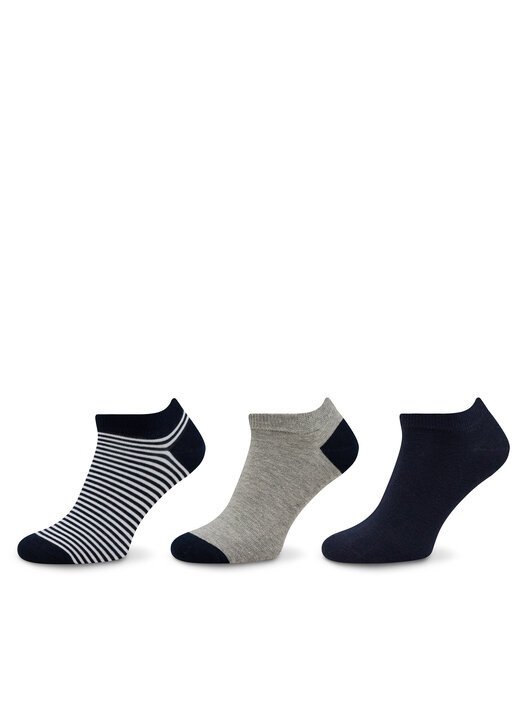 Lot de 3 paires de chaussettes basses homme Pepe Jeans Mini Stp Tr 3P PMU30035 Multicolore chaussures