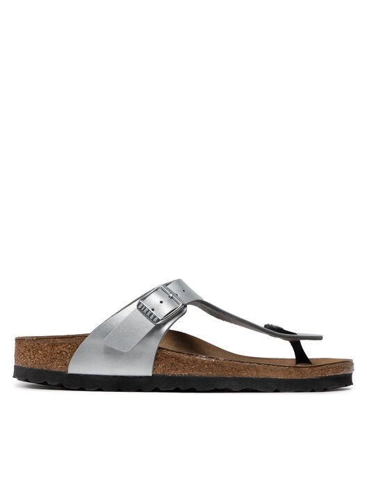 Zehentrenner Birkenstock Gizeh Bs 0043853 Silberfarben eschuhe