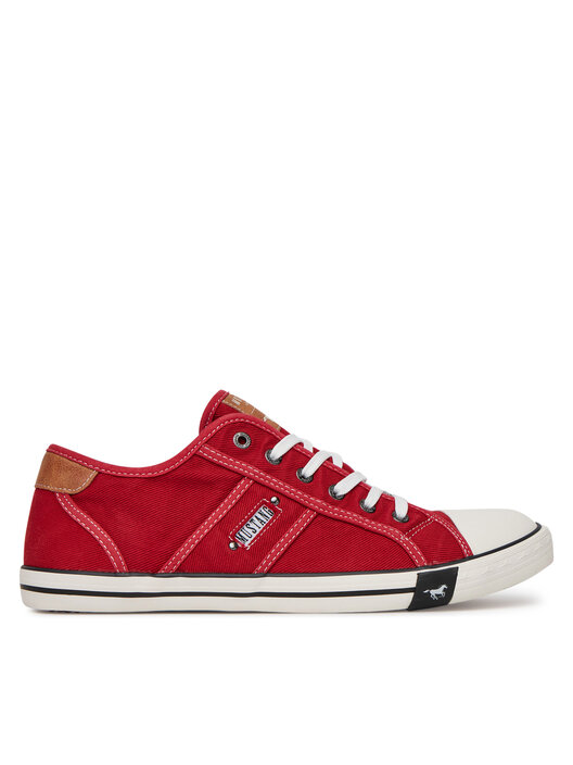 MUSTANG 4058-310 Scarpe Da Ginnastica Uomo - Sneakers Estive In Tessuto Leggero Con Suola In Gomma E Allacciatura
