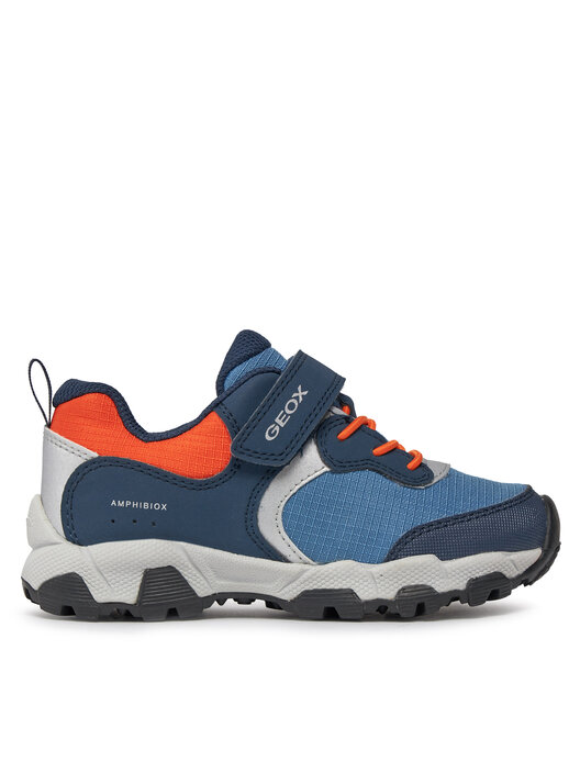Geox Magnetar Boy B ABX - Basket Garçon Avec Technologie Respira, Confort Et Amorti Optimal