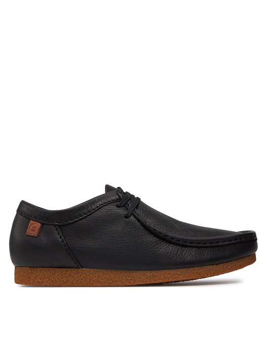Mokasyny Clarks Shacre II Run 261635987 Czarny | eobuwie.com.pl