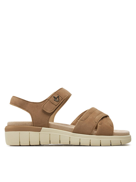 CAPRICE Damen Sandalen Mit Memory-Schaum – Bequem Für Breite Füße, Aus Weichem Leder