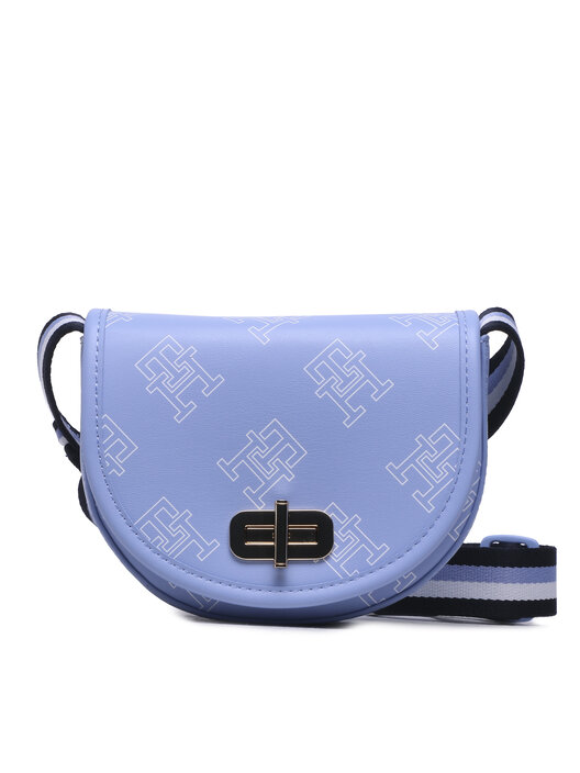 Τσάντα Tommy Hilfiger Monogram Crossover AU0AU01727 Γαλάζιο | epapoutsia.gr