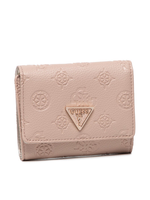 Geldbörse Guess Helaina Slg Small Trifold SWPG84 03430 Rosa