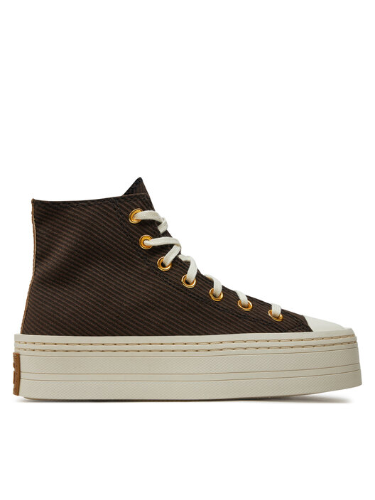 Sneakers Converse Chuck Taylor All Star Modern Lift Platform Corduroy A07203C Marron chaussures