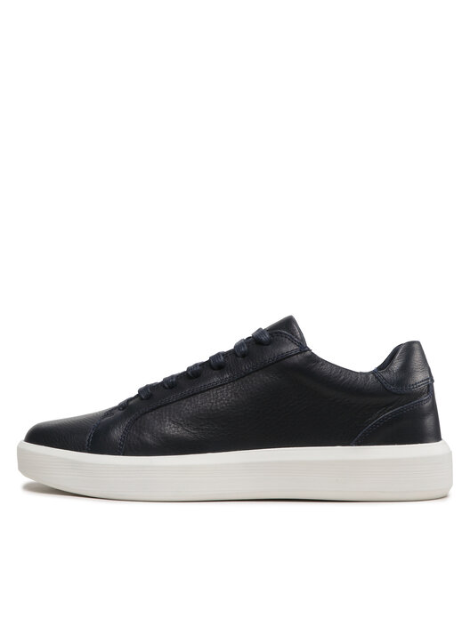 Geox U VELLETRI A Sneakers Basse Uomo In Pelle Verde, Modello U36EAA 00032 C3009
