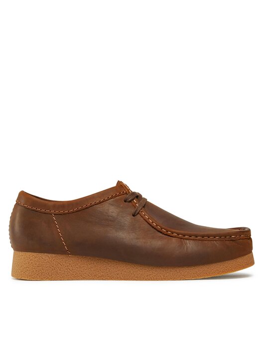 Mokasyny Clarks Wallabee Evo 261728197 Br zowy eobuwie .pl