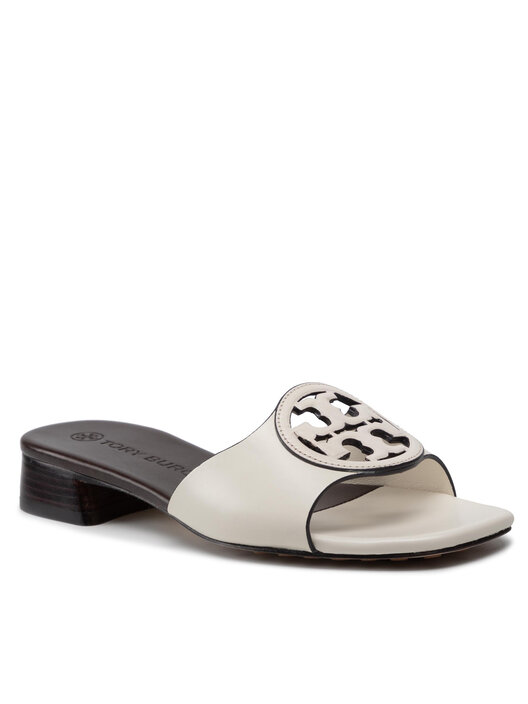 Pantoletten Tory Burch Bombe Miller Slide 89367 WeiB eschuhe