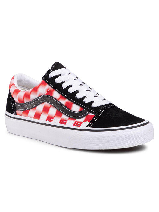 Vans old skool blur check 2025