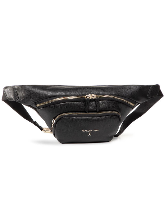 Black Leather biker jacket | Patrizia Pepe