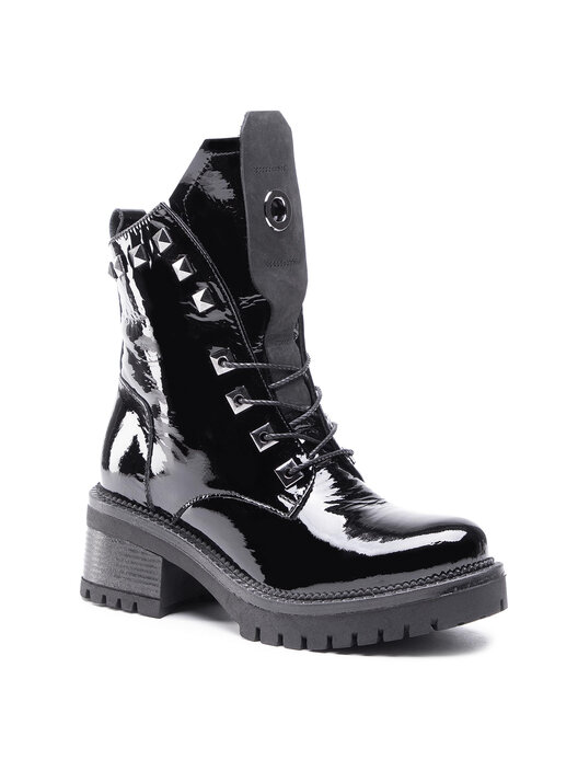 Trzewiki Badura B7412-69 Czarny | eobuwie.com.pl