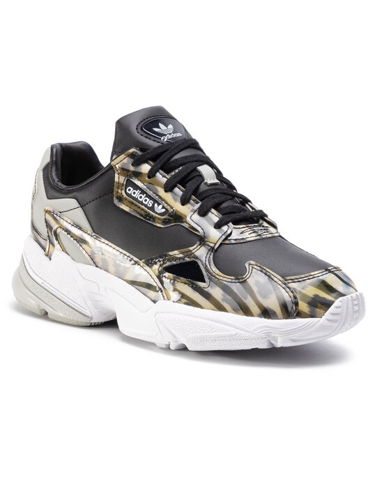Adidas falcon nere e oro shop