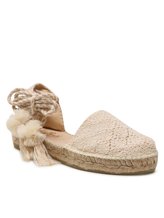 Espadrillas MC2 Saint Barth Soler Crochet SOE0003 01445B Beige escarpe