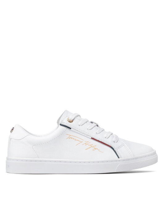 Sneakers Tommy Hilfiger Signature Sneaker FW0FW06322 WeiB eschuhe