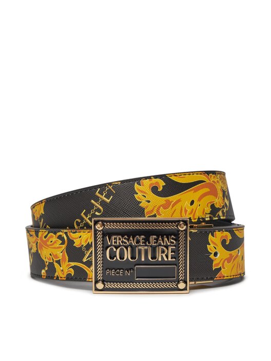 Cintura da uomo Versace Jeans Couture 75YA6F01 Nero