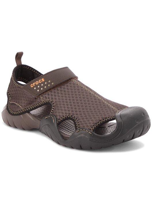 Босоніжки Crocs Swiftwater Sandal M 15041 Коричневий | evzuttya.com.ua