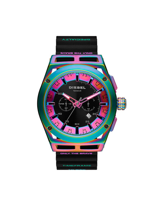 Zegarek Diesel Timeframe DZ4547 Czarny | eobuwie.com.pl
