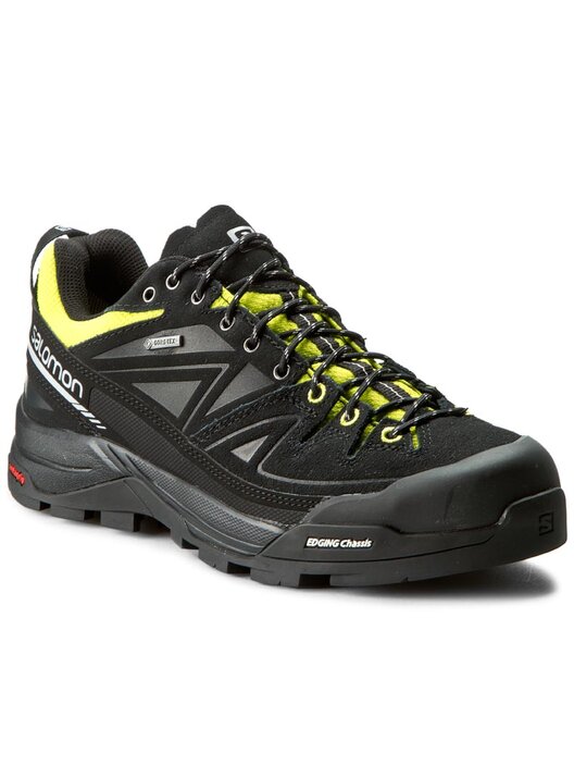 Chaussures de trekking Salomon X Alp Ltr Gtx GORE TEX 379266 26 V0 Noir chaussures