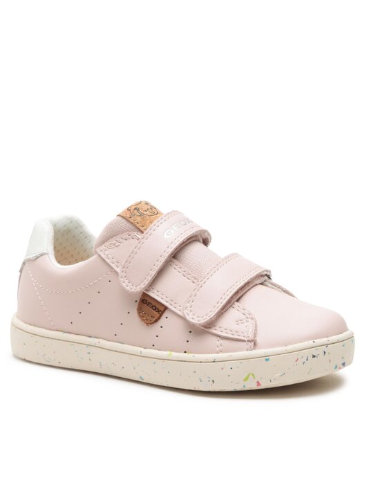 Geox Damen J Kathe Girl H Sneakers - Disney Prinzessinnen Collaboration Mit Atmungsaktiver Sohle
