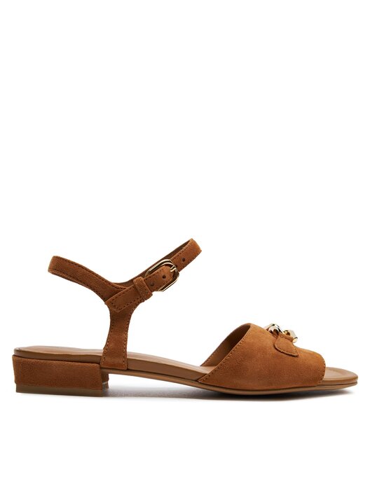 Sandalia Geox D New Eraklia 15 B - Deslizante De Cuero Para Mujer