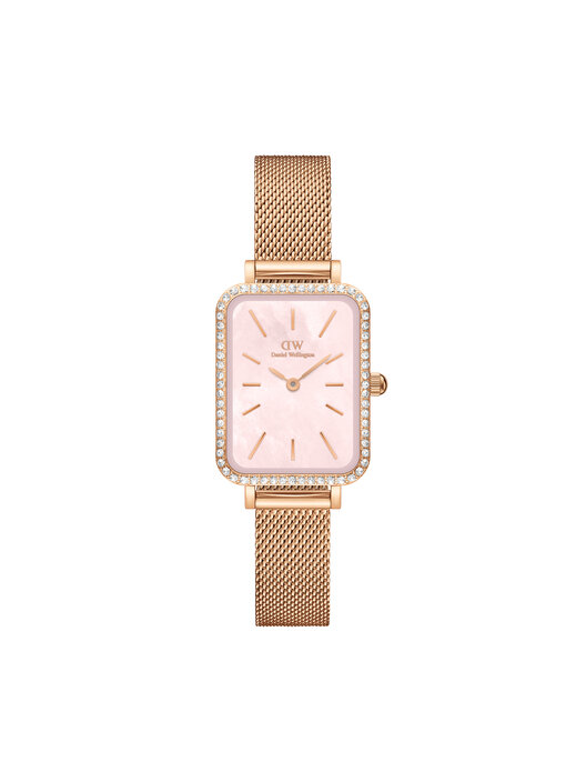 Orologio Daniel Wellington Quadro Mesh DW00100669 Oro rosa