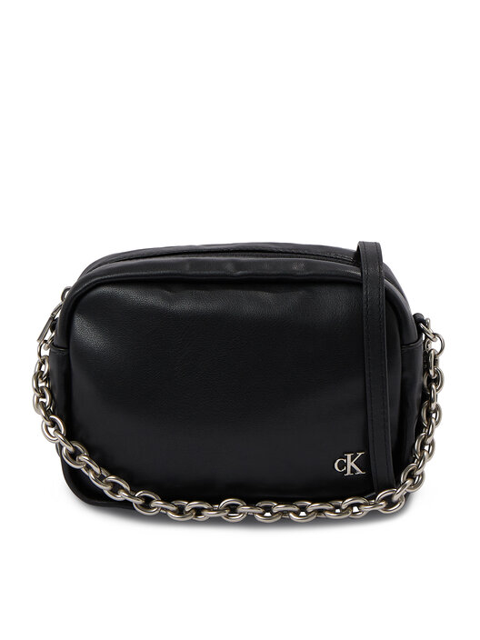【CK JEAN】MICRO MONO CHAIN WALLET CHAIN CROSSBODY BAG Calvin Klein Jeans MICRO MONO CHAIN FLAP - Cross body bag