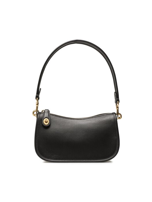Сумка Coach Glvt Lth Swinger 20 C2643 Чорний | evzuttya.com.ua