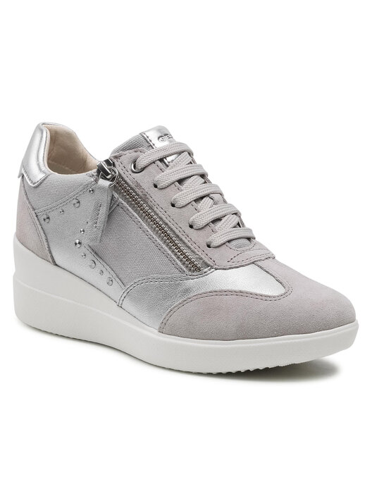 Sneakers Geox D Stardust B D1530B 02210 C1010 Gris chaussures