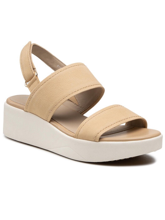 Geox D Laudara C, Sandalias De Cuña Mujer