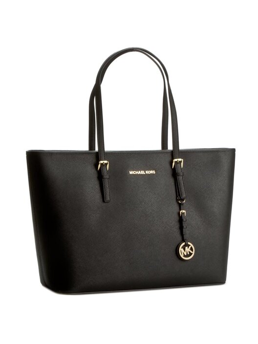 Sac a main Michael Kors Jet Set Travel 30T5GTVT2L Noir chaussures