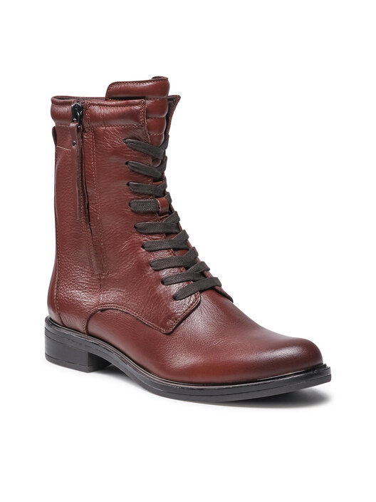 Bottines Caprice 9-25108-43 - Largeur G - Cuir Véritable - Confort Et Style Automnal Chaussures Larges Confort Marche