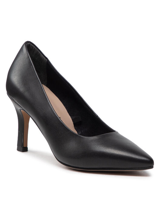 Escarpins Tamaris Femme 1-1-22416-29 - Cuir, Talon Entonnoir - Blanc
