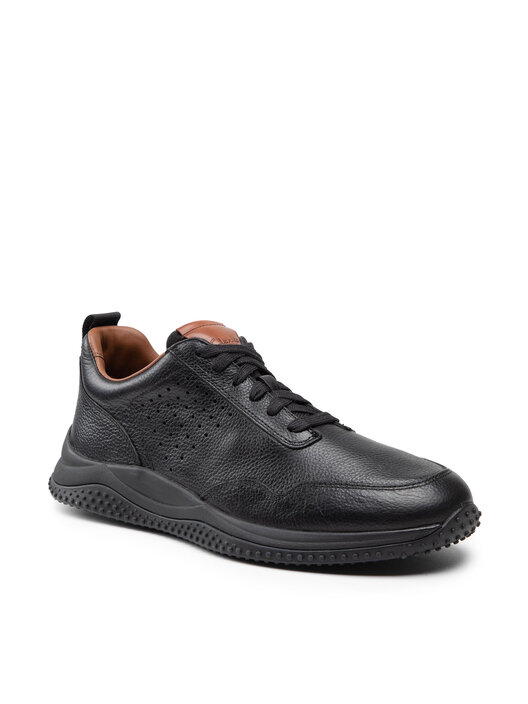 puxton lace black leather