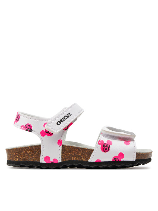 Sandales Geox B Sandal Chalki Girl B452RB 000BC C1441 S Blanc chaussures