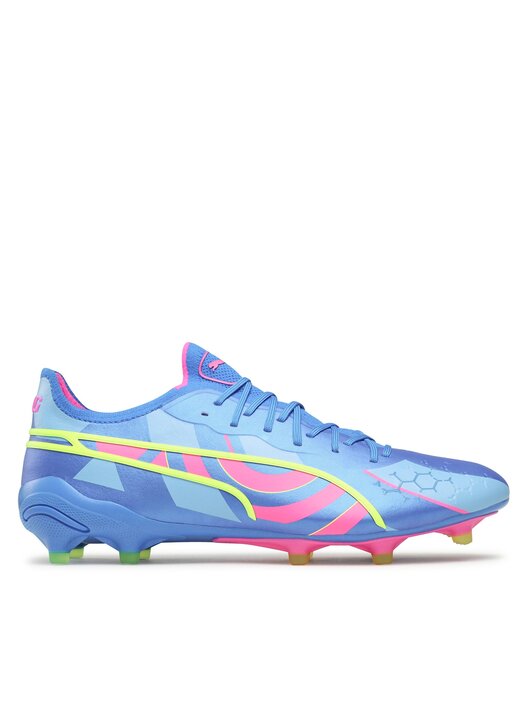 Puma King Puma Pink And Blue Football Boots Puma King Ultimate