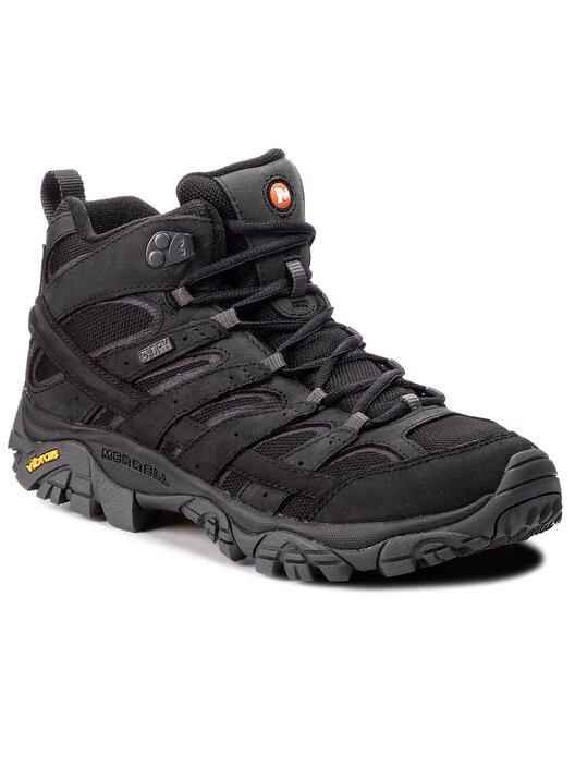 Botas de trekking Merrell Moab Smooth Mid Wp J42503 Negro