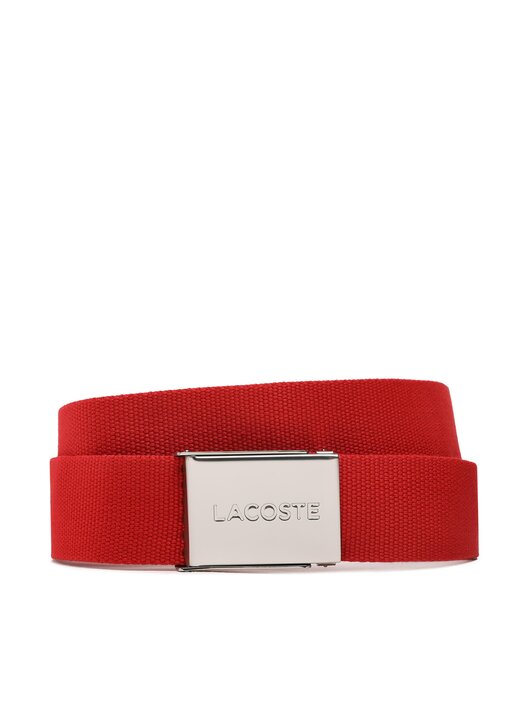 Ceinture lacoste rouge hot sale