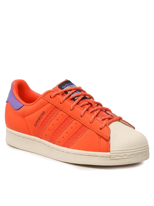 Tenis Adidas Originals Superstar Slip On Orange Femme Zapatillas