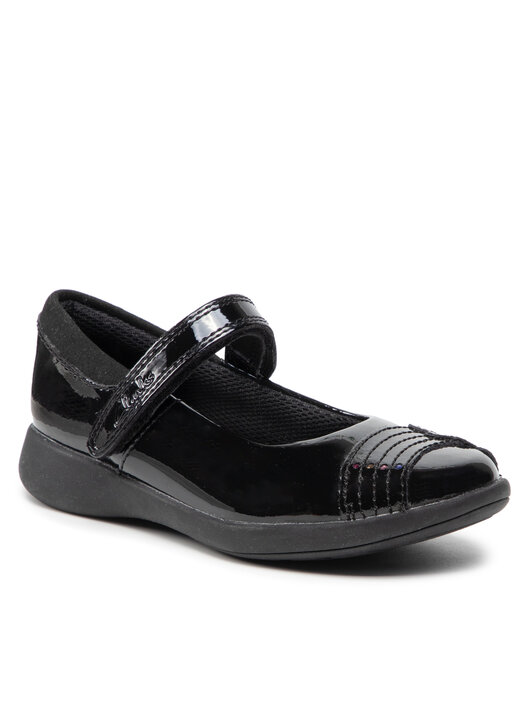 Clarks Girls Etch Craft Closed Ballet Flats