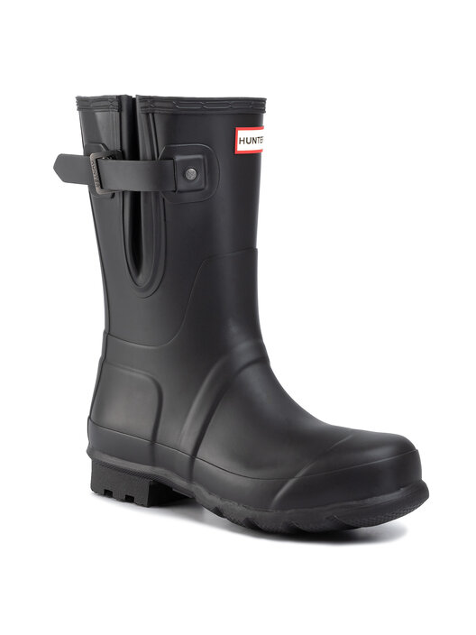 Kalosze Hunter Original Side Adj Short MFS9079RMA Czarny | eobuwie.com.pl