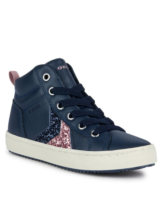 Geox J Kalispera Girl – Scarpe Da Ginnastica Bambina, Suola Traspirante E Flessibile, Sintetico