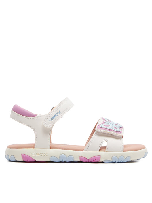 Sandales Geox J Sandal Haiti Girl J458ZA 000BC C1364 S Blanc chaussures